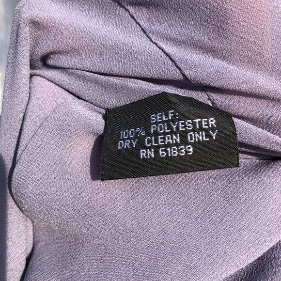 Rickie Freeman for Teri Jon NWT 6 Jacquard Metallic Abstract Dress Gown Blue - Picture 14 of 15